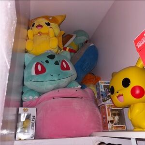 Pokémon plush and collectibles